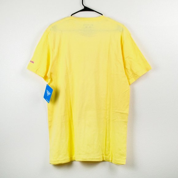 Columbia Men's Orlando Florida PFG Yellow Tshirt L - Picture 2 of 4